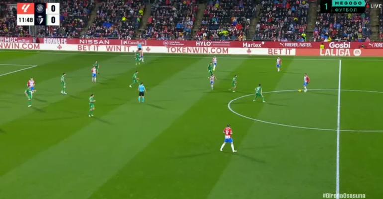 Ассист Цыганкова  за «Жирону»