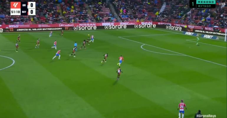 Гол  Цыганкова в матче «Жирона» — «Райо Вальекано»