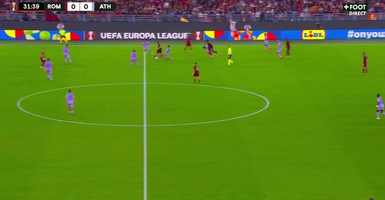 Гол Довбика за «Рому» в Лиге Европы