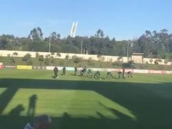 Тренировка сборной Португалии