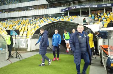 «Динамо» — «Александрия»: выход на предматчевую разминку