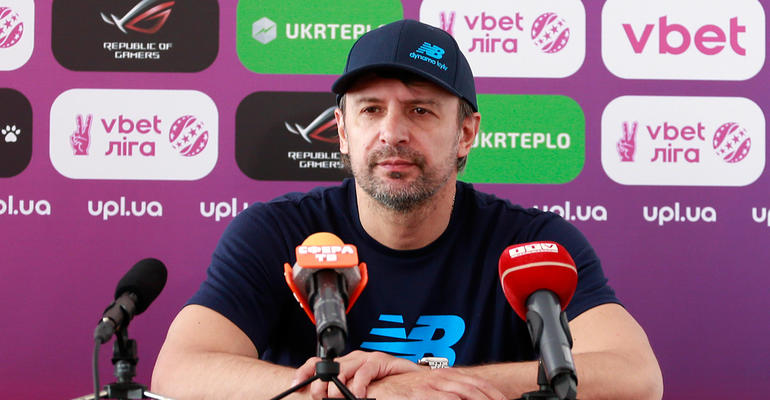 Пресс-конференция Шовковского после матча «Динамо» — «Верес»