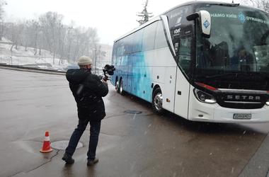 Приезд «Динамо» на матч с «Зарей»