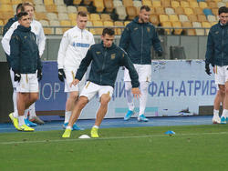 Украина — Эстония: предматчевая тренировка сборной Украины на НСК «Олимпийский»