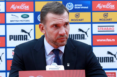 Сербия — Украина: послематчевая пресс-конференция Андрея Шевченко