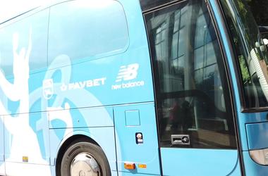 «Динамо» прибыло на матч с «Олимпиком»