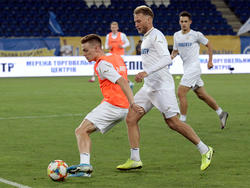 Открытая тренировка сборной Украины на «Днепр-Арене»